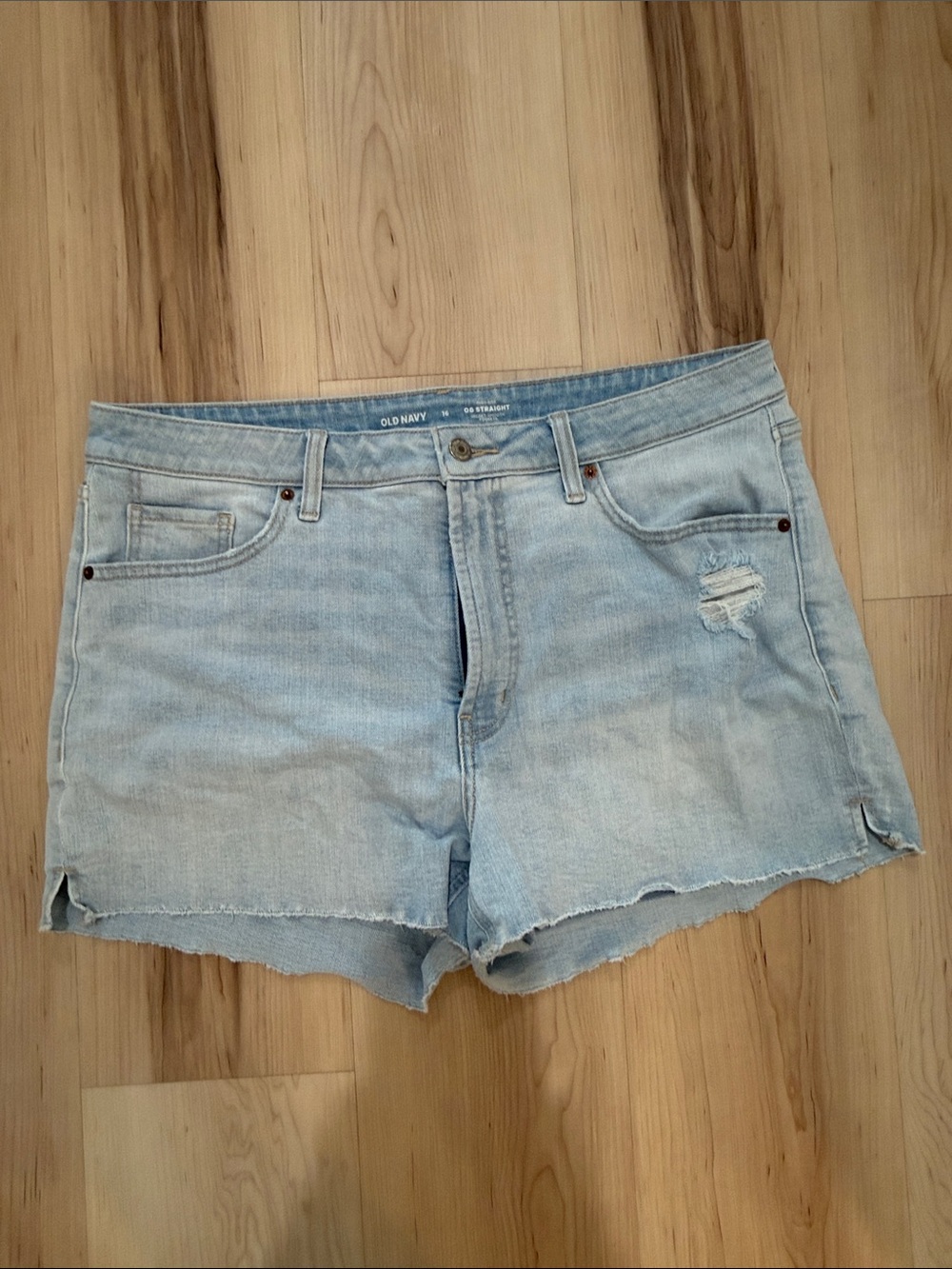 Old Navy High Rise OG Straight Denim Shorts